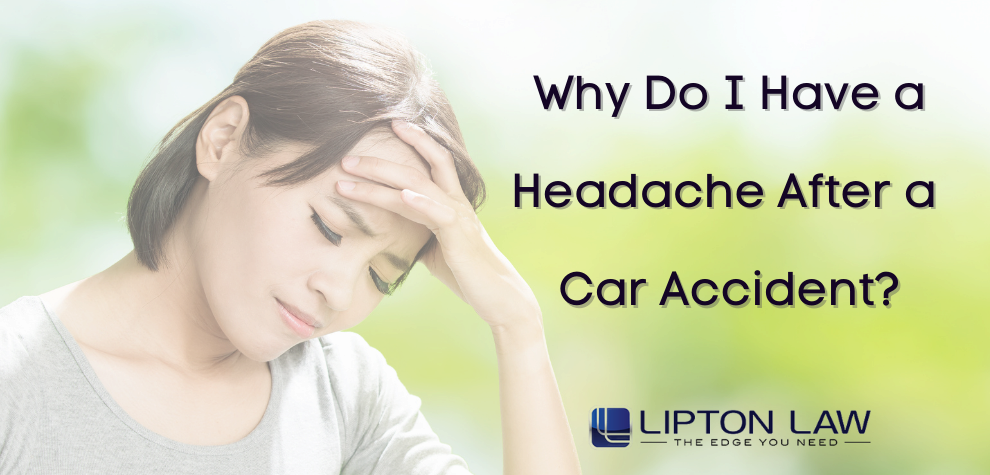 headache after car accident michigan