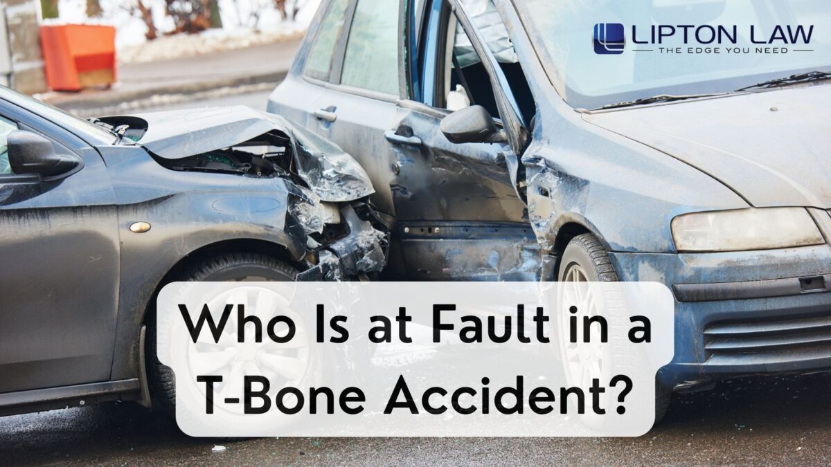 Who Is At Fault In A T Bone Accident Lipton Law Southfield Mi