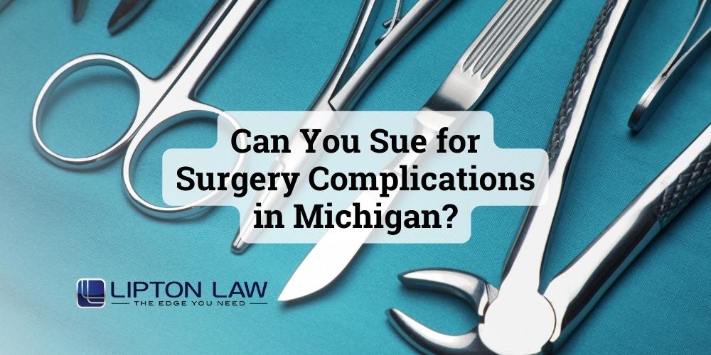 can you sue for surgery complications
