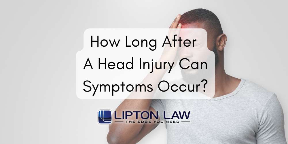 how long after head injury can symptoms occur